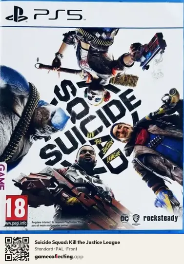 Suicide Squad: Kill the Justice League PlayStation 5, PAL box front