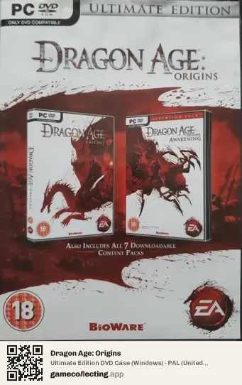 Dragon Age: Origins Computer, United Kingdom box front