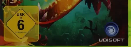 Rayman Legends, the USK square on its front