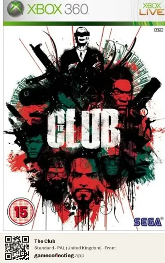 The Club Xbox 360, United Kingdom box front