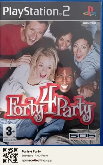 Forty 4 Party PlayStation 2, PAL box front