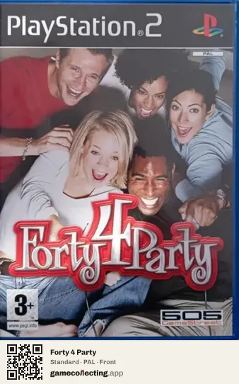 Forty 4 Party PlayStation 2, PAL box front
