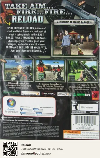 Reload Computer, NTSC box back