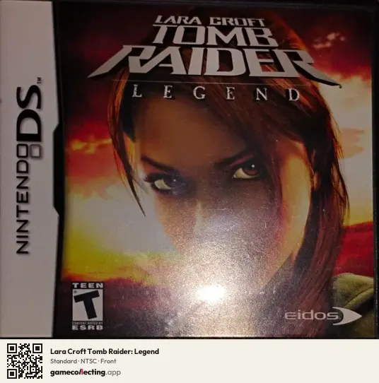 Lara Croft Tomb Raider: Legend Nintendo DS, NTSC box front
