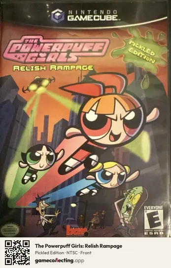 The Powerpuff Girls: Relish Rampage Nintendo GameCube, NTSC box front