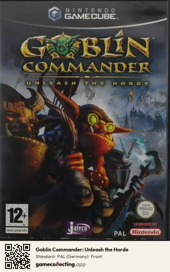 Goblin Commander: Unleash the Horde Nintendo GameCube, Germany box front