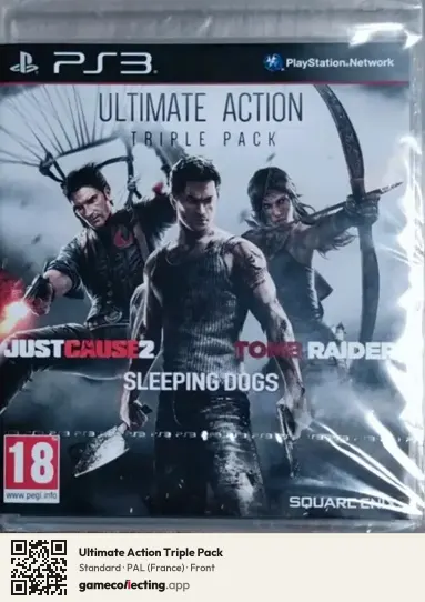 Ultimate Action Triple Pack PlayStation 3, France box front