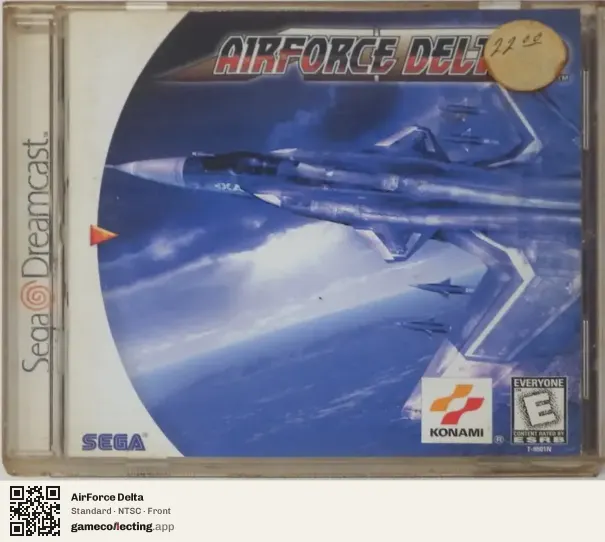AirForce Delta Sega Dreamcast, NTSC box front