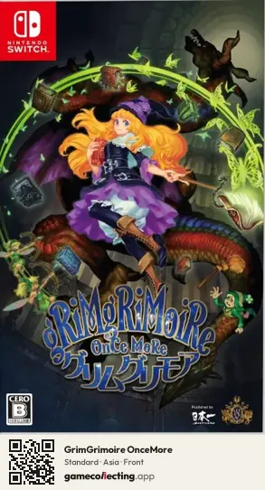 GrimGrimoire OnceMore Nintendo Switch, Asia box front