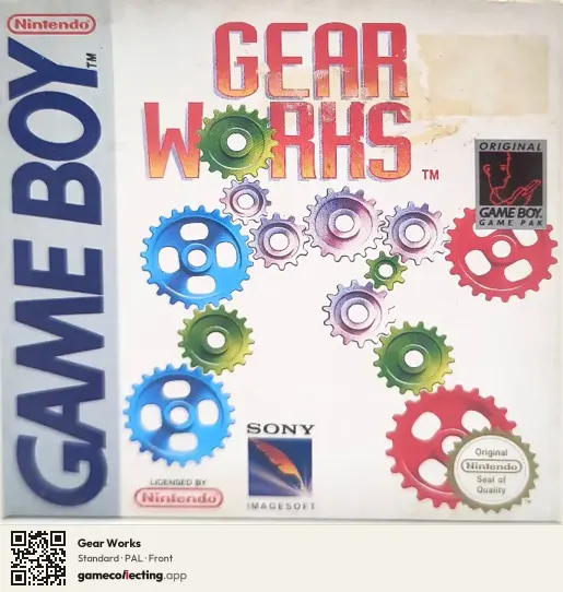 Gear Works Game Boy, PAL box front