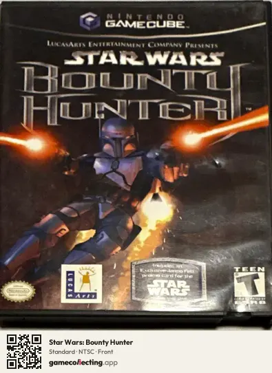 Star Wars: Bounty Hunter Nintendo GameCube, NTSC box front