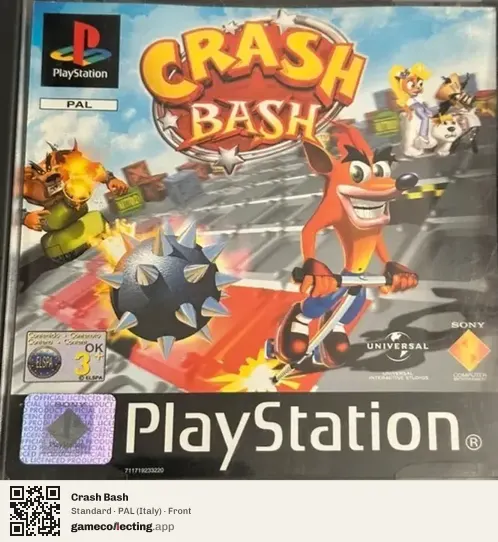 Crash Bash PlayStation, Italy box front