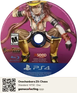 Onechanbara ZII: Chaos PlayStation 4, NTSC disc