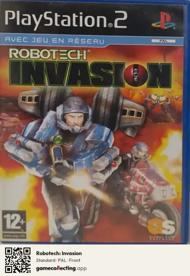 Robotech: Invasion PlayStation 2, PAL box front