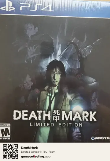 Death Mark PlayStation 4, NTSC box front