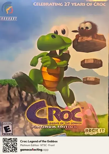 Croc: Legend of the Gobbos Nintendo Switch, NTSC box front