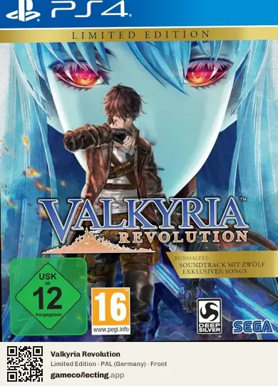 Valkyria Revolution PlayStation 4, Germany box front