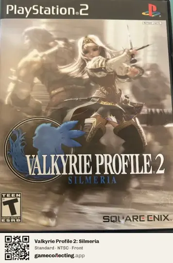 Valkyrie Profile 2: Silmeria PlayStation 2, NTSC box front