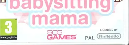 Babysitting Mama, the PEGI square on its front
