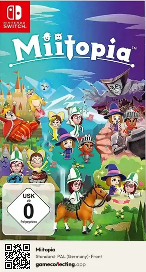 Miitopia Nintendo Switch, Germany box front