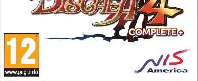 Disgaea 4 Complete+, the PEGI square on its front