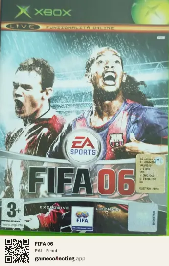 FIFA 06 Xbox, PAL box front