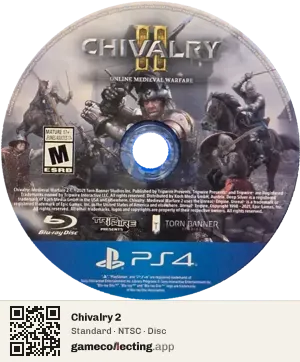 Chivalry 2 PlayStation 4, NTSC disc