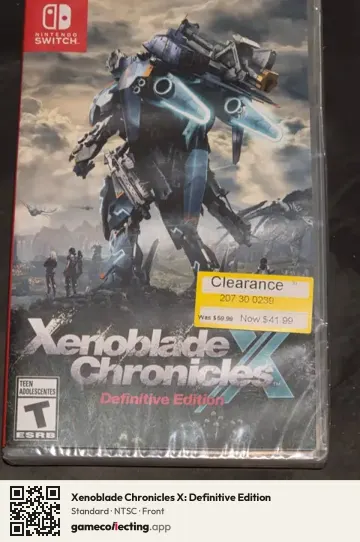 Xenoblade Chronicles X: Definitive Edition Nintendo Switch, NTSC box front