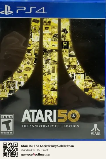 Atari 50: The Anniversary Celebration PlayStation 4, NTSC box front