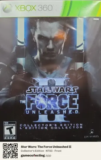 Star Wars: The Force Unleashed II Xbox 360, NTSC box front