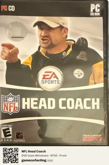 NFL Head Coach Computer, NTSC box front