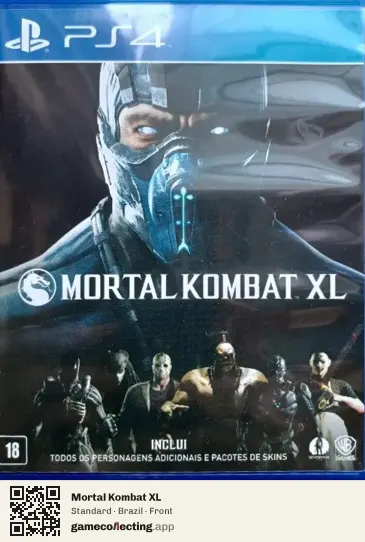 Mortal Kombat XL PlayStation 4, Brazil box front