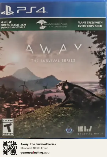 Away: The Survival Series PlayStation 4, NTSC box front