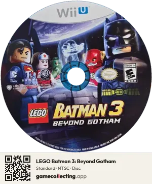 LEGO Batman 3: Beyond Gotham Nintendo Wii U, NTSC disc