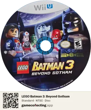 LEGO Batman 3: Beyond Gotham Nintendo Wii U, NTSC disc