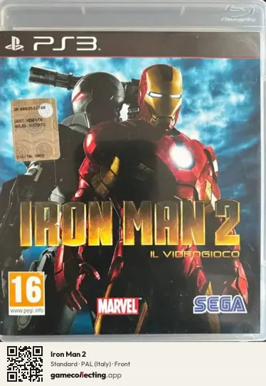 Iron Man 2 PlayStation 3, Italy box front