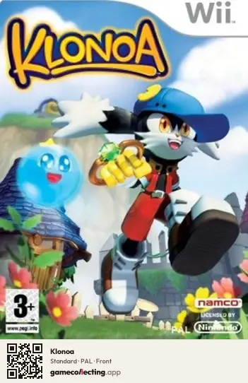 Klonoa Nintendo Wii, PAL box front
