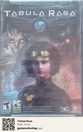 Tabula Rasa Computer, NTSC box front