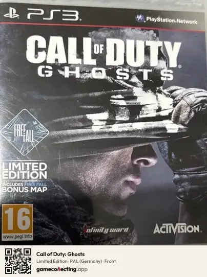 Call of Duty: Ghosts PlayStation 3, Germany box front