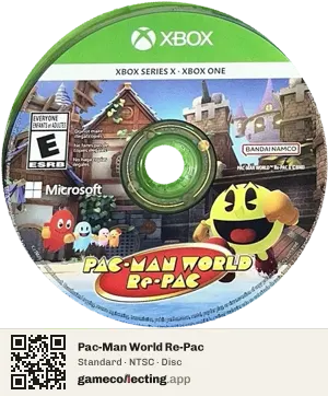 Pac-Man World Re-Pac Xbox Series X, NTSC disc