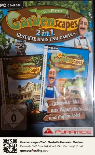 Gardenscapes 2 in 1: Gestalte Haus und Garten Computer, Germany box front