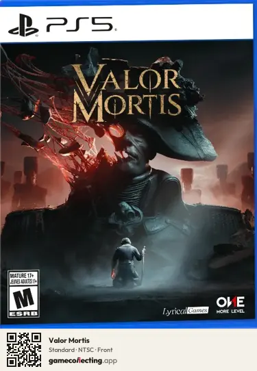 Valor Mortis PlayStation 5, NTSC box front