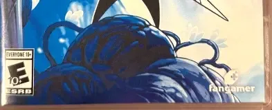 Hollow Knight, the ESRB box on its front