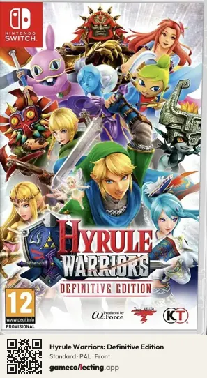 Hyrule Warriors: Definitive Edition Nintendo Switch, PAL box front
