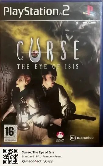 Curse: The Eye of Isis PlayStation 2, France box front