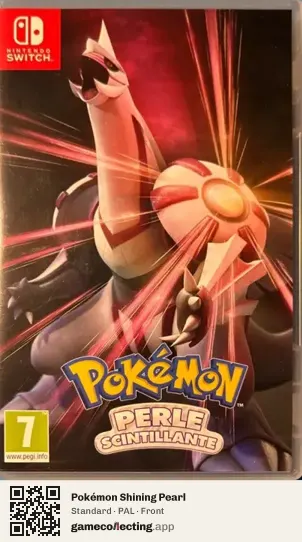Pokémon Shining Pearl Nintendo Switch, PAL box front