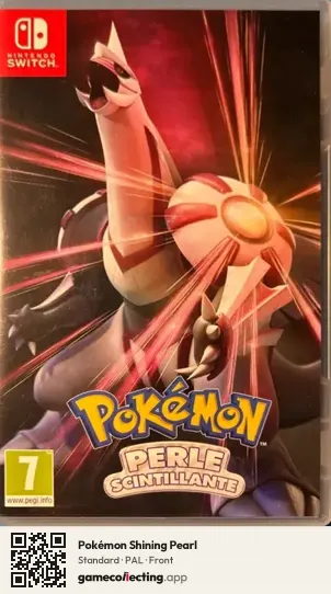 Pokémon Shining Pearl Nintendo Switch, PAL box front