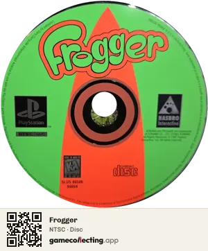 Frogger PlayStation, NTSC disc