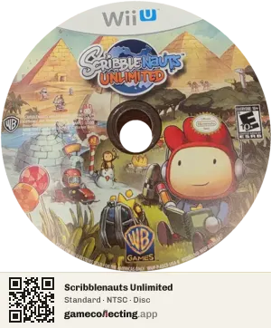 Scribblenauts Unlimited Nintendo Wii U, NTSC disc