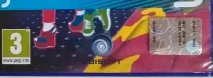 Just Dance 3, the PEGI square on its front